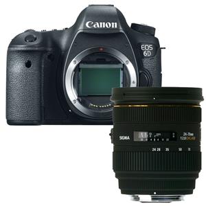 دوربین دیجیتال کانن مدل 6 دی با لنز سیگما 24-70 میلیمتر